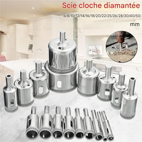 Foret pour céramique précis et robuste en carbone pour carrelage - 2