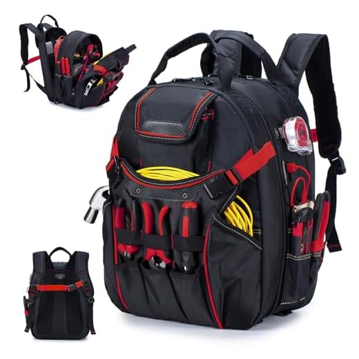 Heavy Duty Tool Backpack for Professionals