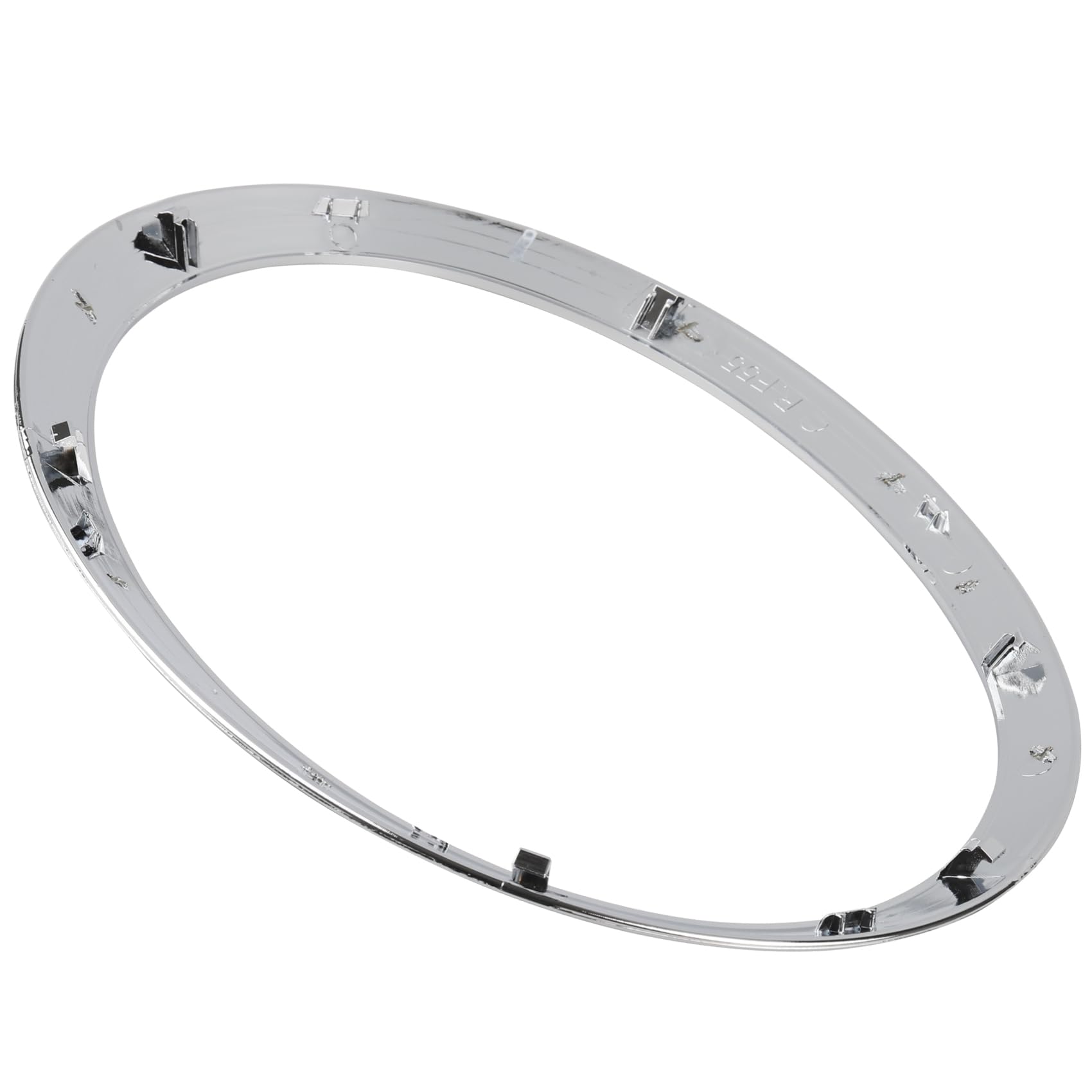 Mini Scheinwerfer-Zierring Scheinwerfer-Abdeckleisten Kompatibel mit 2014–2021 Mini Cooper F55 F56 F57 Scheinwerferabdeckungsleisten 51137300631 51137300632 51712355791 51712355798 (Silber)