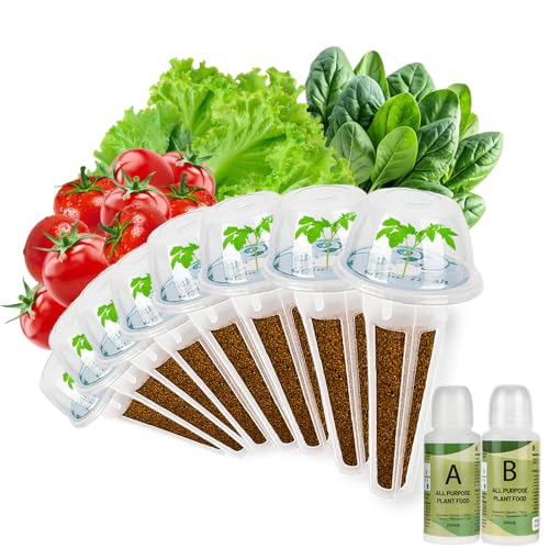 Salad Seed pod Kit for AeroGarden, Includes Spinach/Romaine Lettuce/Cherry Tomato Seed - Hydroponics Supplies for Most Brands 8-POD