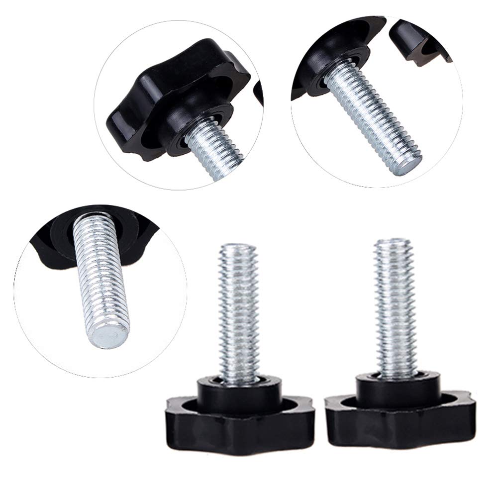 Viti A Pomello Con Impugnatura A Stella - Manopole Filettate M6 M8 M10 M12 Per Macchine E Attrezzature