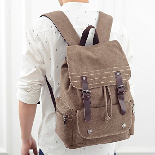 Sac d'ordinateur en toile pour homme qui protège vos affaires de cours et voyage