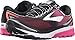 Brooks Ghost 10 Black/Pink Peacock/Living Coral 9 D - Wide