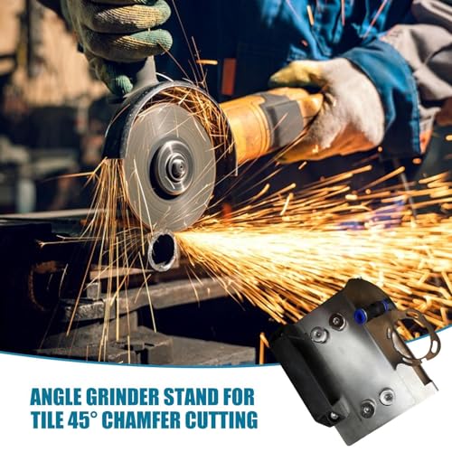 Support pour meuleuse d'angle et outil de chanfreinage de carrelage