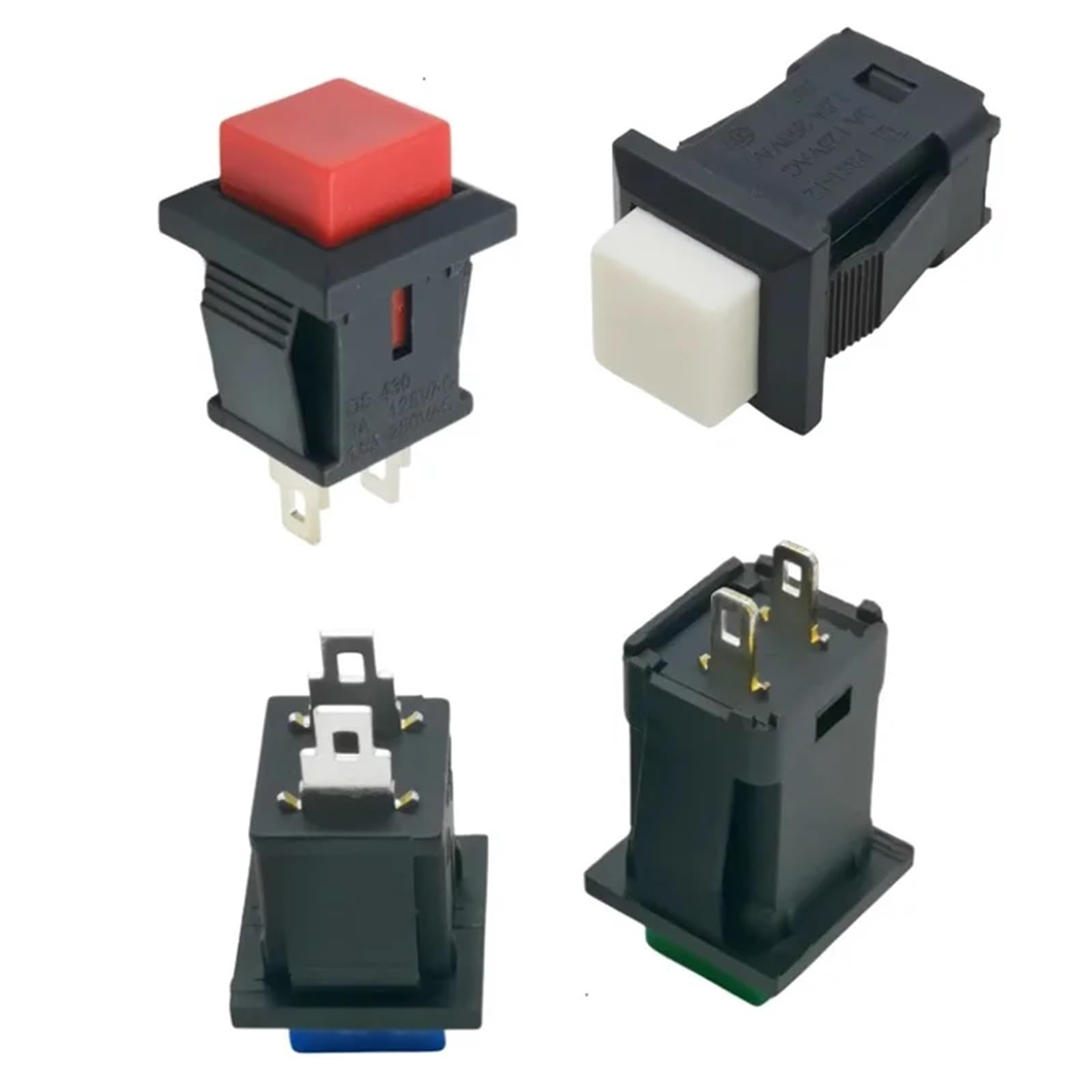 DS430 interruptor normalmente abierto y normalmente cerrado (DS-430 amarillo,20PCS)