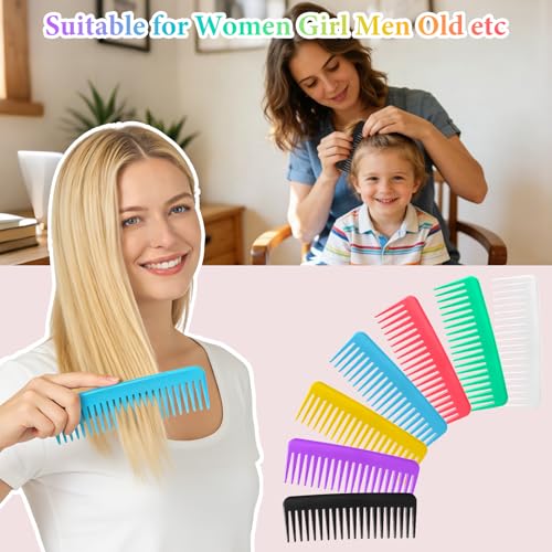 Set de 105 Peines de Dientes Anchos de Colores miniatura 4