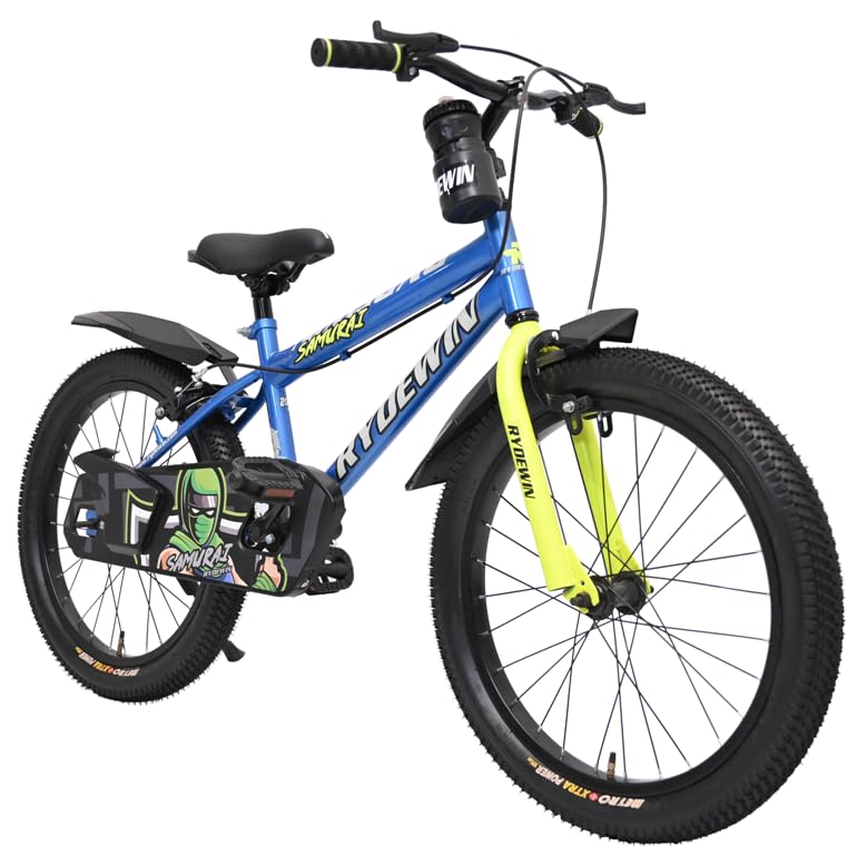 RYDEWIN Samurai 20T Kids Bicycle | Age Group 5-8 Years | Frame Size 12 inch | 85% Preassembled | Blue (B0CWNLJWGN) Amazon Price History, Amazon Price Tracker