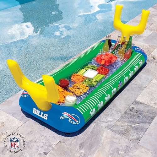 Buffet inflable Buffalo Bills BigMouth de 4 pies para comida y bebida 6