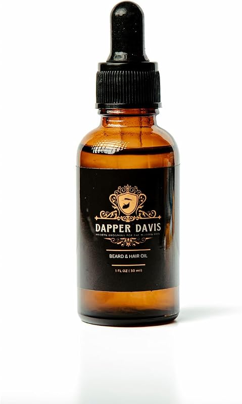 Óleo para Barba Dapper Davis com Óleos de Abacate, Jojoba e Alecrim, 28 g