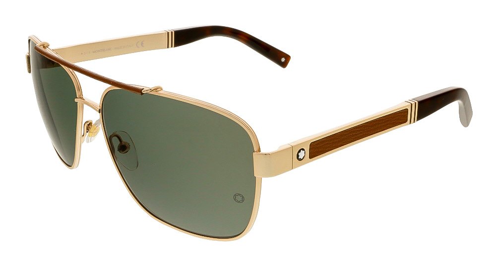 Amazon.com: Mont Blanc Designer Sunglasses, Shiny Rose Gold  display picture 1