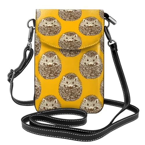 Pochette téléphone hérisson une idée cadeau originale pour femme et fille