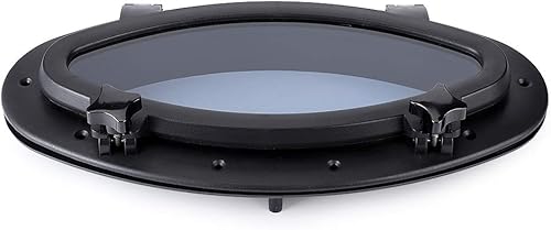 Miniatura 8 de Portlight para yate de lancha, ojo de buey Qiilu para ventana, orificio de puerto, ovalado, 410 x 220, portlight para ventana, orificio de puerto,