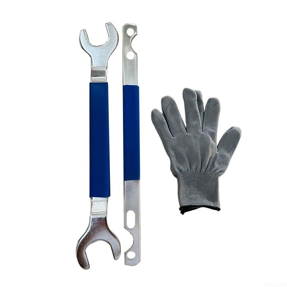 Kit de herramientas de extracción de embrague de ventilador incluye llaves de 32 mm y 36 mm con barra de sujeción de polea para vehículos BMW