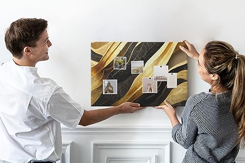 Planche liège horizontal bureau tableau mural bois notes et photos 60x40