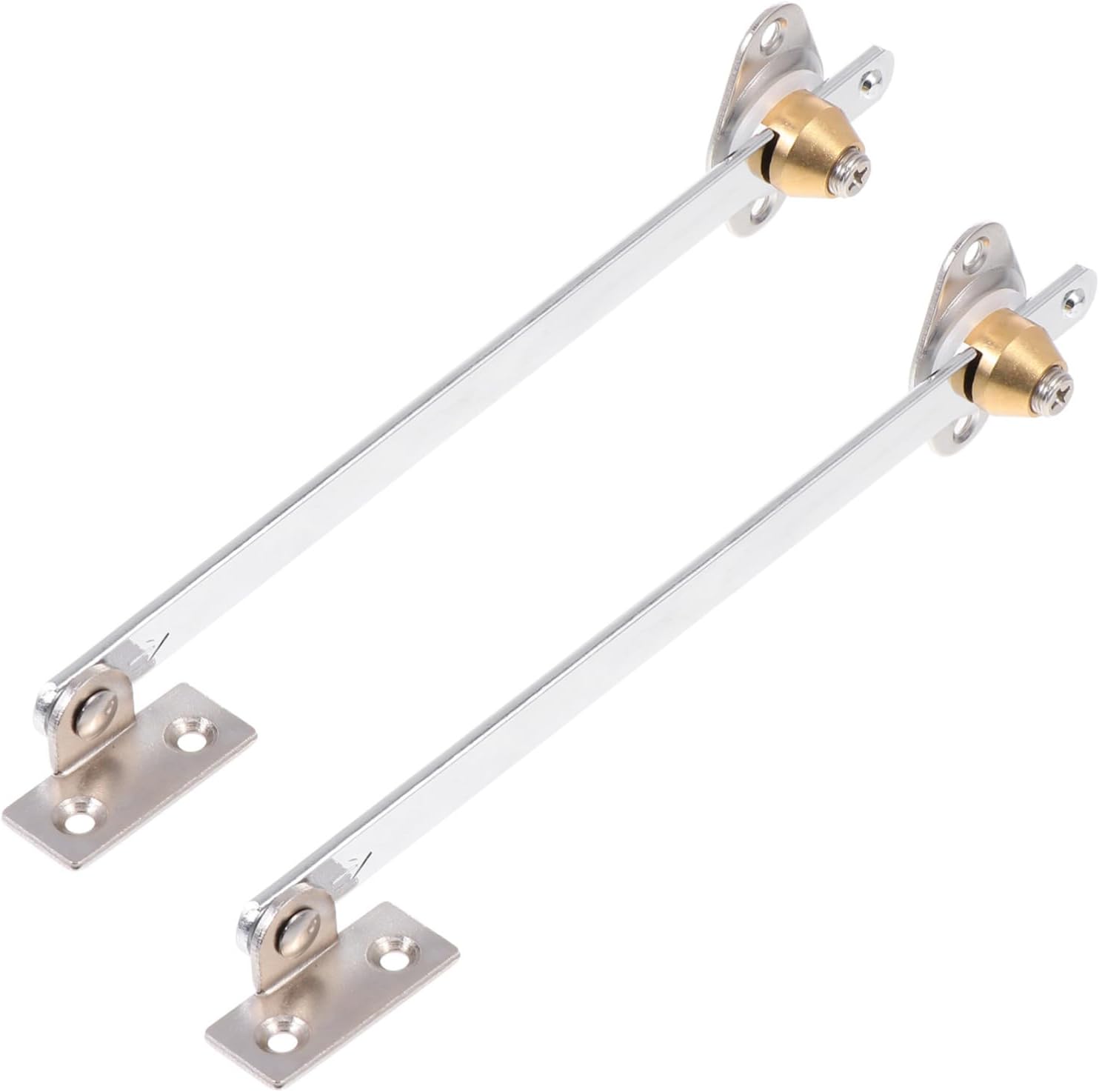 Lurrose 6 Pcs Door Brace Security Bar Steel Support Bars Cabinet Door Lock 20-Year