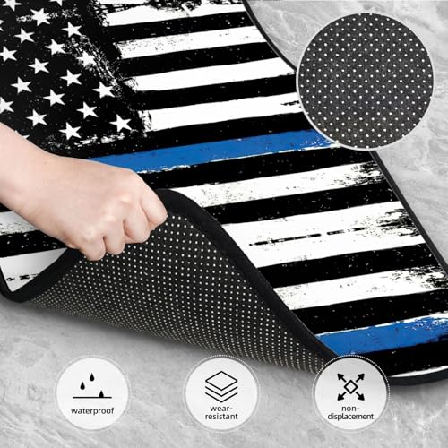 Tapis de voiture universels抗磨损, drapeau USA pour sol protégé - 2