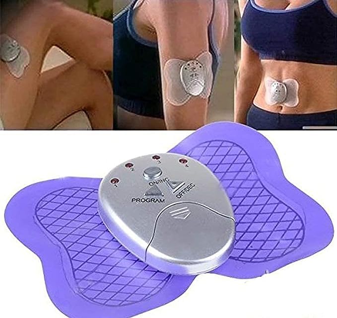 Acupression " Premium Butterfly Muscle Massager & Stimulator - Electronic Abs, Belly, Arm Trainer For Body Sculpting, Toning, And Relaxation - Portable Fitness Device For Home & Travel" 2