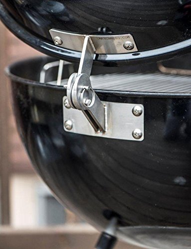 Hinge fitsfor Weber KETTLE Lid Kit 22.5 26.75 Smoker Grill One touch BBQ stainless quick release product thumbnail 3