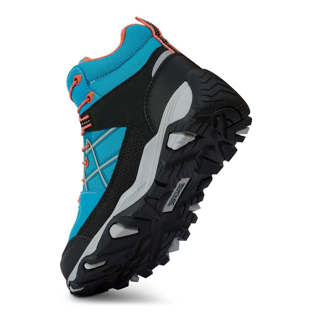 Regatta Boys Samaris III Walking Boots Hiking, Tahitian Teal Satsuma, 12 UK Child