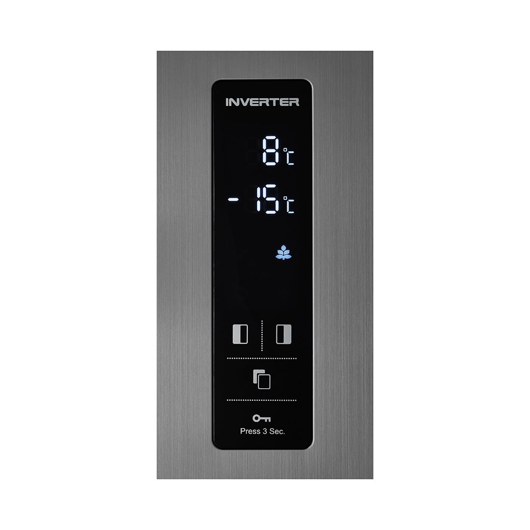 Aspes Frigorífico Combi Americano 2 Puertas Inox AA18900ENFX. Capacidad 442 Litros, No Frost, Multi AirFlow, Bajo Nivel Sonoro, Eficiencia Energética Clase E
