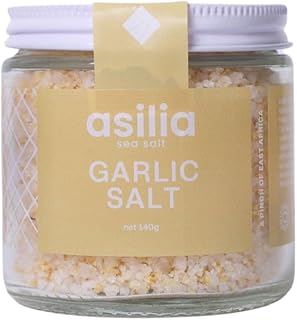 Asilia's Garlic Salt | Delicious with grilled vegetables, seasoning meats, and garlic bread | 140g