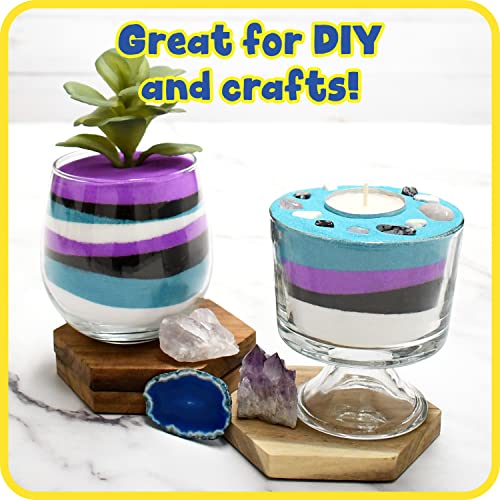 Ready 2 Learn Colored Sand | White | 2.2 lbs | Play Sand for Kids | Perfect for Arts and Crafts and Sensory Bins - Thumbnail 3