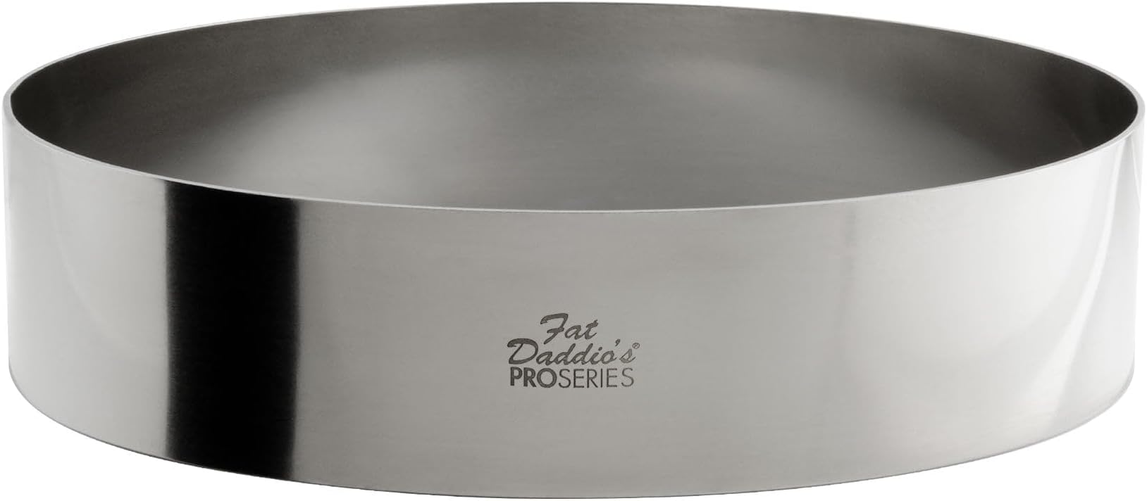 Stainless Steel Round Cake and Pastry Ring, 8 Inch x 2 Inch