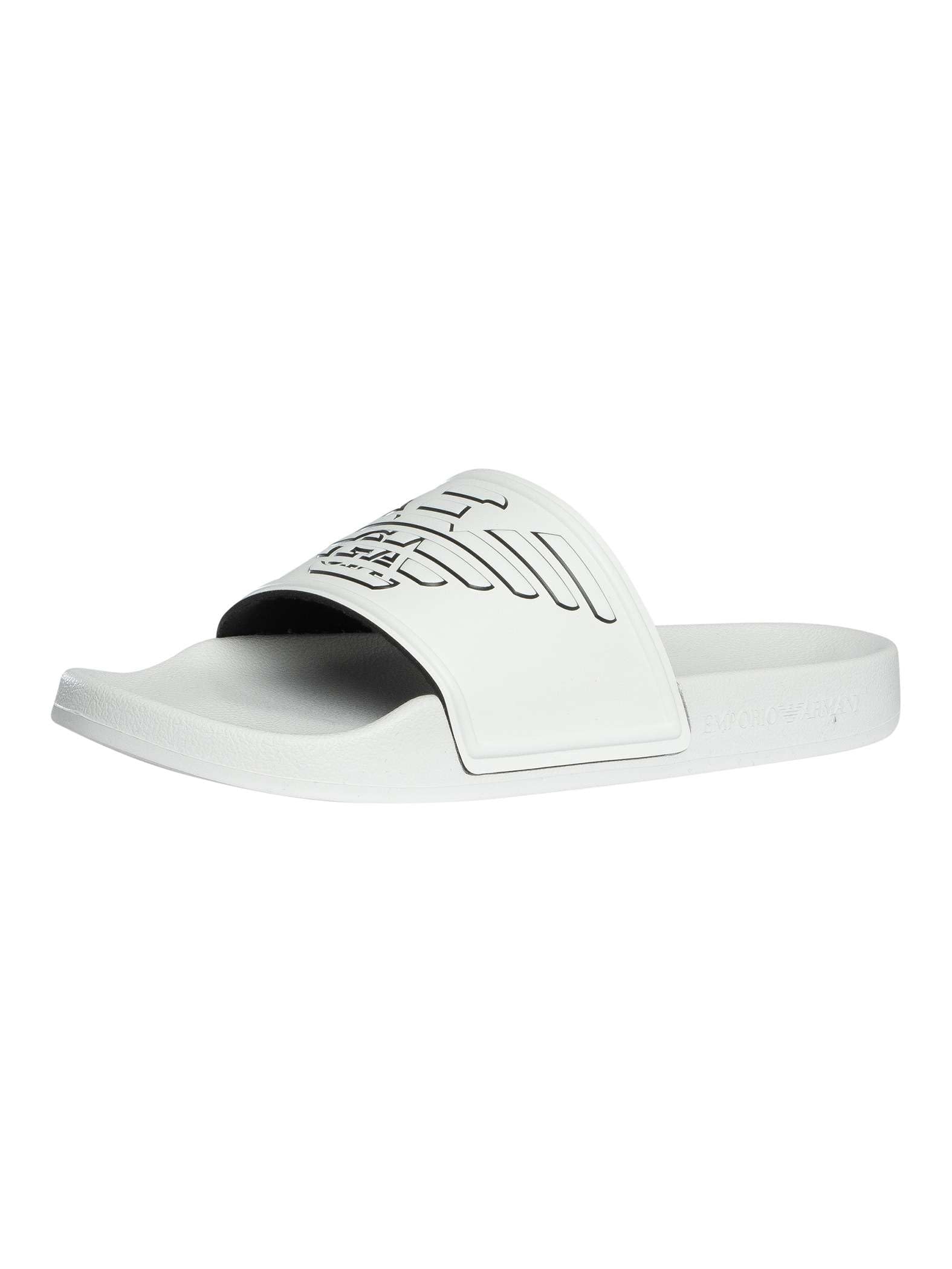 Emporio Armani Logolu Tek Bantlı Terlik Unisex TERLİK XVPS11 XR273 T680