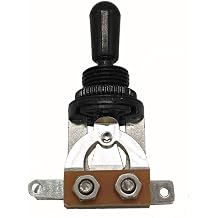 3 Way Short Straight Guitar Toggle Switch Pickup Selector for Gibson Epiphone Les Paul LP SG Electric Guitar Black |  LP