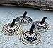 Belly Dancing Floral Lotus Pro Finger Zills Cymbals Hand Crafted Solid Brass