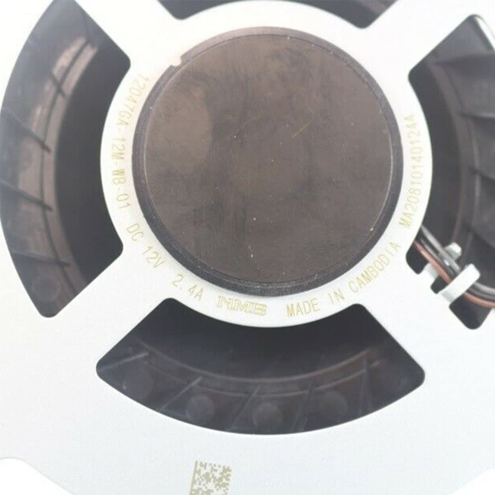 OZYLLDZ Ventilador de refrigeración Interno 12047GA-12M-WB-01 DC12V 2.4A MA208101401244 para Sony PlayStation 5 PS5, 23 aspas Piezas de Repuesto