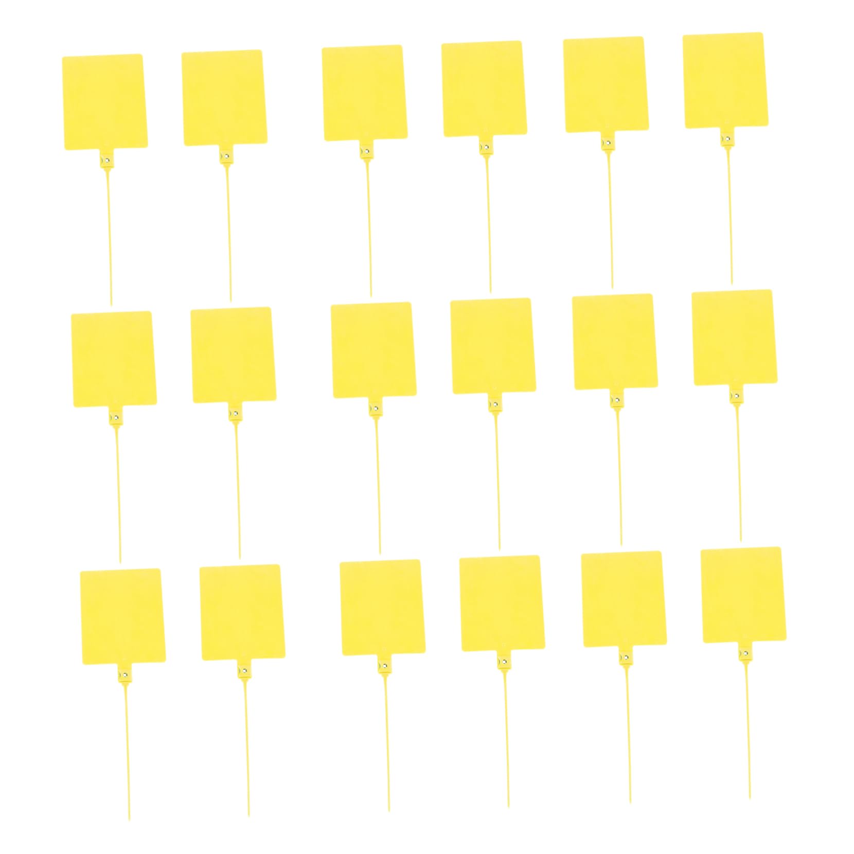 SHOWERORO Cable Labels 100 Pcs Plastic Tag s Zip Ties Hanging Tags Anti-counterfeiting Cable Tags for Shopping Malls Logistics