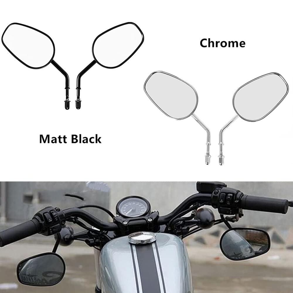 POISON SCORPION Motorcycle Mirrors Black, M8 Rearview Side Mirror Arrow Rod Hollow