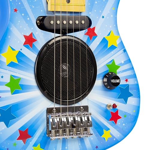 Music Alley SuperKit guitare électrique pour enfants de taille 1/4 avec ampli intégré, sac, sangle et leçons - Les Beatles, Paul McCartney, John Lennon, RIngo Starr, George Harrison Music Alley SuperKit guitare électrique pour enfants de taille 1/4 avec ampli intégré, sac, sangle et leçons – Image 7
