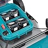 Makita Akku-Rasenmäher (2x 18V, inkl. 4 Akkus 5,0 Ah, Schnittbreite 53 cm, Schnitthöhenverstellung 20-100 mm, Grasfangkorb 70 L) DLM532PT4