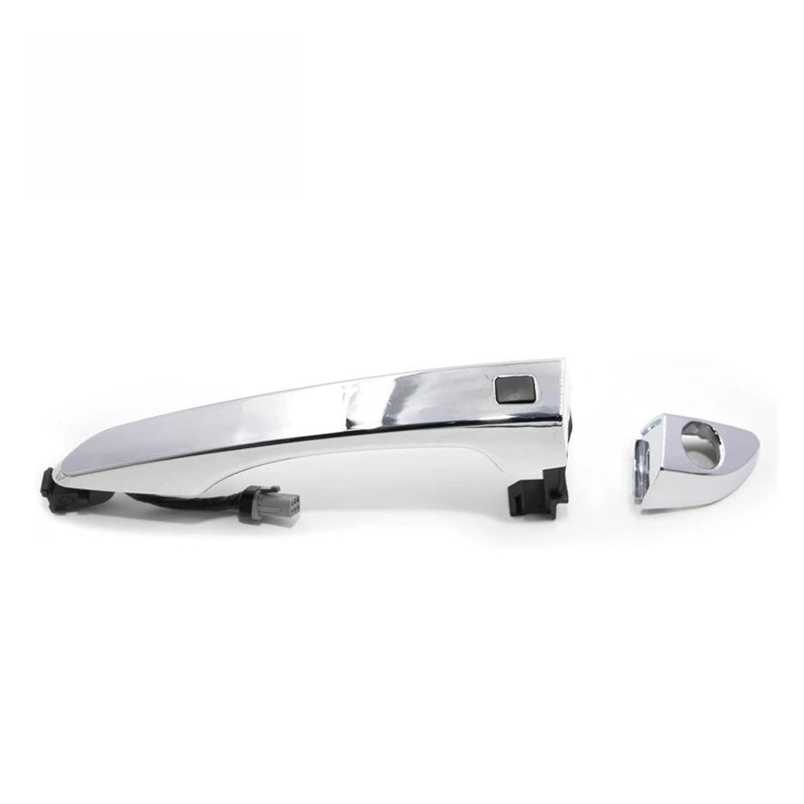 Pacsci Front Left Driver Car Outer Door Handle For Hyundai For Tucson 2016-2020 82651D3710 83651D3010 Front Rear Left Right Chrome Exterior Door Handle Key Handle(Front Left Driver)