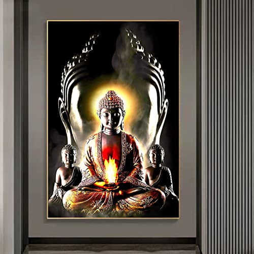 Art mural Bouddha pour sublimer un mur vide sans encombrer l'espace