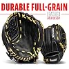 Franklin Sports Baseball Glove - Proflex Adult Baseball + Softball Glove - Outfield + Infield Mitt - Right and Left Handed Throw - Camel
