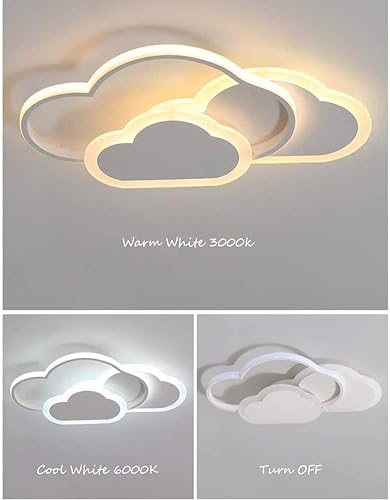 Miniatura 3 de NERDOH 3D Ceiling Light LedCreative Stereoscopic Clouds Ceiling Lamp Lighting for Boys Girls Bedroom Kindergarten Pendant Light6000k Cool White