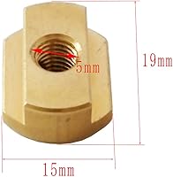 Vista 2 de 10 tuercas en T de montaje de hidroplano M8/M6 para deportes acuáticos, surf, todas las pistas de hidroala
