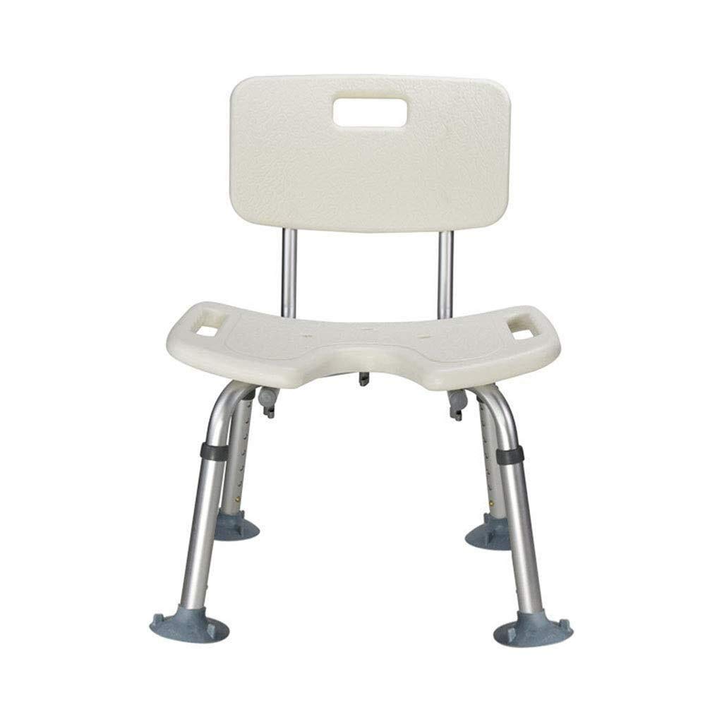 Tabouret de salle de bain léger en aluminium avec assise ergonomique