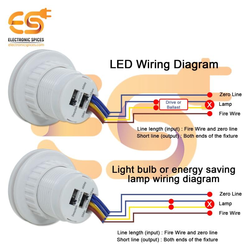 Image of Electronic Spices Mini Motion Sensor Light Switch 110-240V PIR Sensor Smart Detection Time Delay Adjustable Infrared Induction Detector