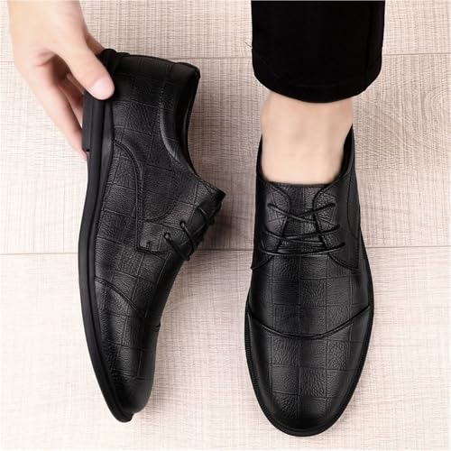 Premium Leather Lace Up Oxford Shoes for Men Comfortable for Formal and Business Events3