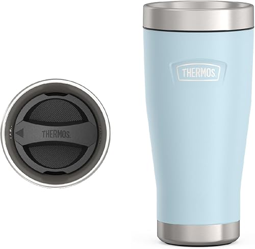 Miniatura 8 de THERMOS ICON SERIES, vaso de acero inoxidable, acero inoxidable mate, 16 onzas Mate acero inoxidable (Matte Stainless