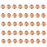 40 Stück Auspuffmutter M8 Sechskant, Kupfer Selbstsichernd Stehbolzen Kupferschraube Krümmer Muttern Auto Auspuff Krümmermuttern Selbstsichernde Muttern Auspuffkrümmer Mutter Kopfbolzen für BMW E30