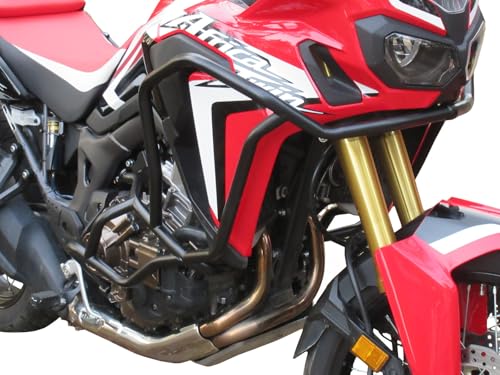 Protections HEED CRF 1000 Africa Twin DCT crash bars Bunker noir