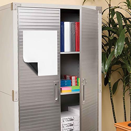 Image of WallDesignVinyl Magnetic White Board Organizer Sheet (41X30Cm, Landscape) with Marker Pen - Dry Erase Flexible Writing Film for Kitchen Fridge /Office Godrej /Metal Wardrobe