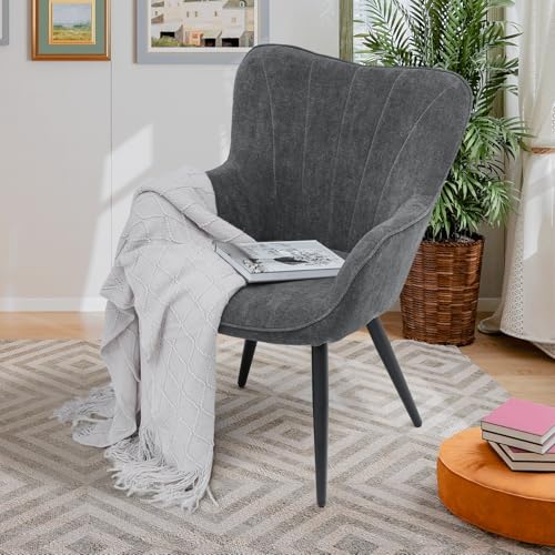 Sillón Elegante Moderno Gris miniatura 1