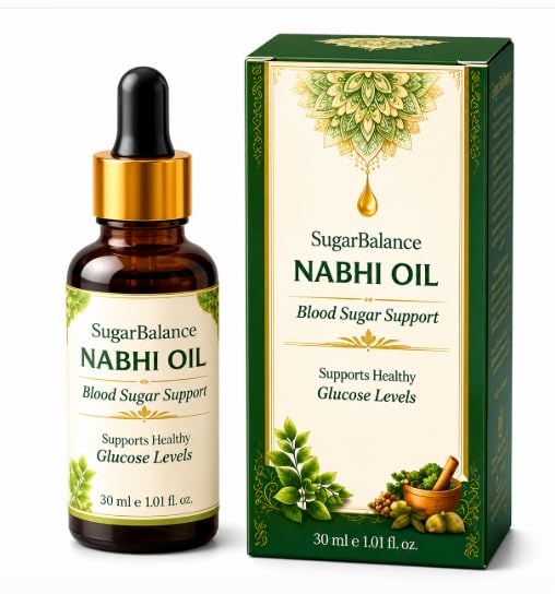 Nabhi Oil Blood Sugar Support Herbal Navel Care Oil for Daily Wellness Traditional Botanical Blend Lightweight Fast Absorbing Formula for Men and Women 30ml Natural Body Care-image-24