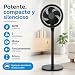 Imagen de RAYPOW Ventilador de Pie 10 Pulgadas 25,4 cm, 80W